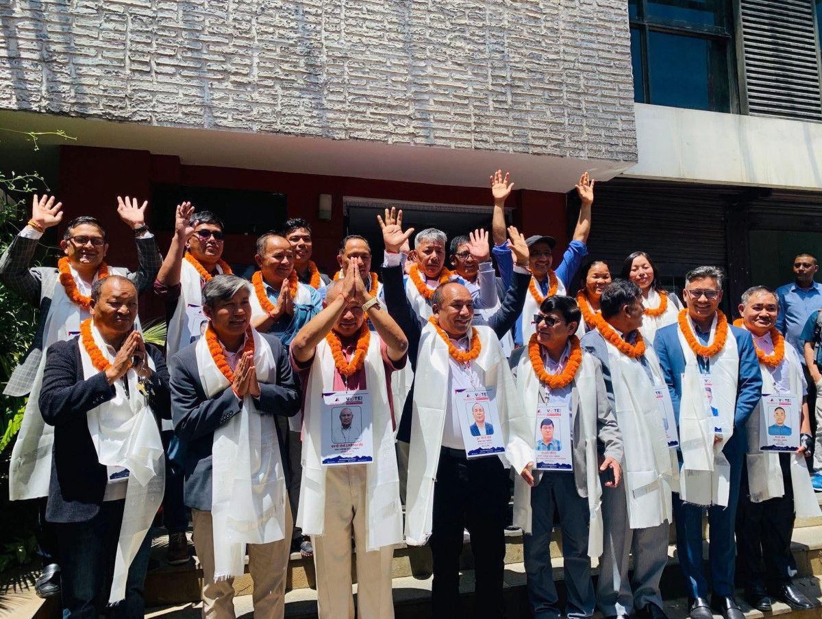 Phurba Gyalje Sherpa elected NMA President, Paudel Senior Vice President, Lama General Secretary